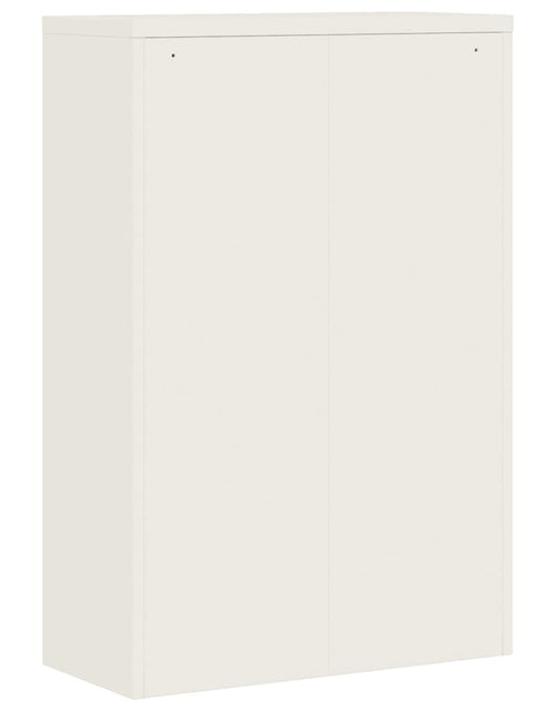 Загрузите изображение в средство просмотра галереи, Fișet, alb, 90x40x140 cm, oțel Lando - Lando
