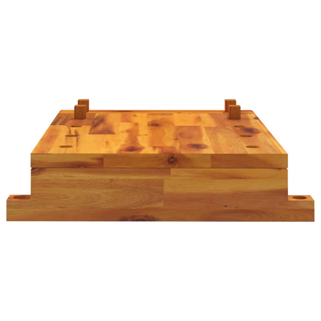 Blat pentru banc de lucru cu menghină, 52x44x9,5 cm lemn acacia - Lando