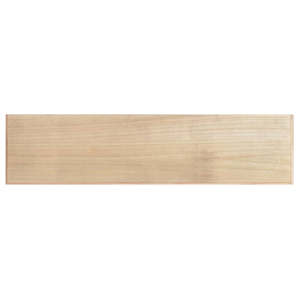 Măsuță consolă, negru, 110x30x76 cm, lemn prelucrat - Lando