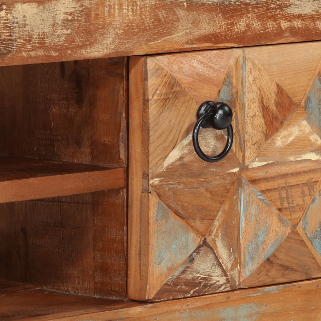 Comodă TV, 112x30x45 cm, lemn masiv reciclat Lando - Lando