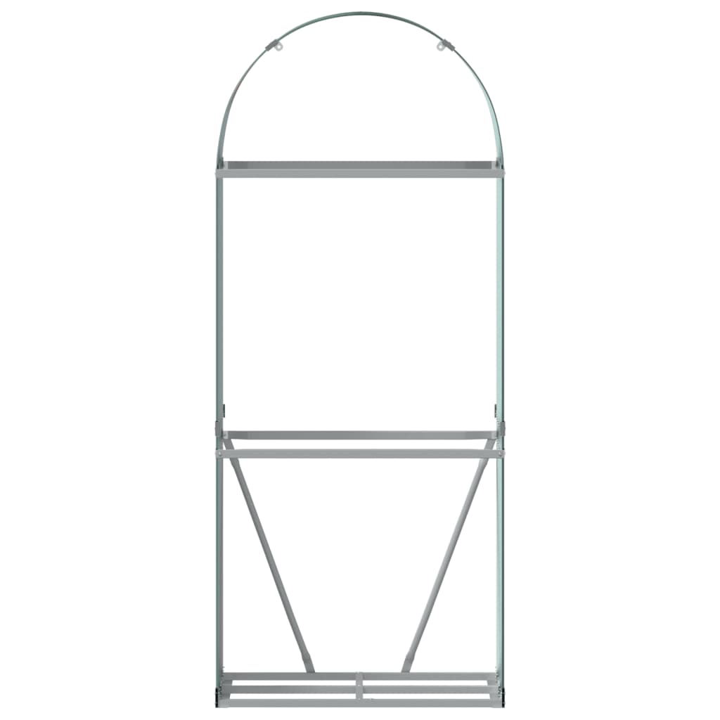 Suport pentru bușteni verde 80x45x190 cm oțel galvanizat - Lando