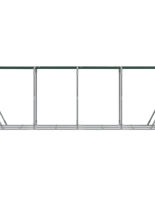 Încărcați imaginea în vizualizatorul Galerie, Suport pentru bușteni verde 300x45x100 cm oțel galvanizat - Lando
