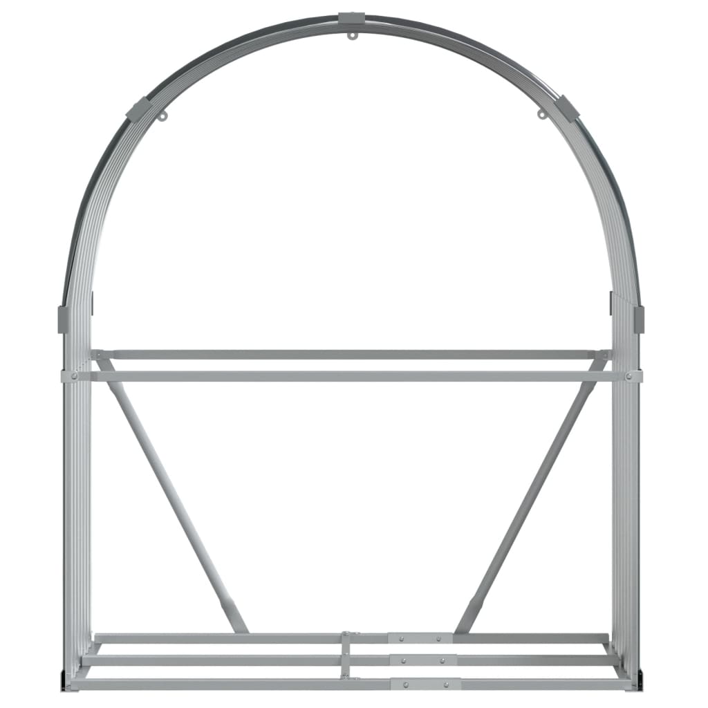 Suport de bușteni, antracit, 120x45x140 cm, oțel galvanizat - Lando