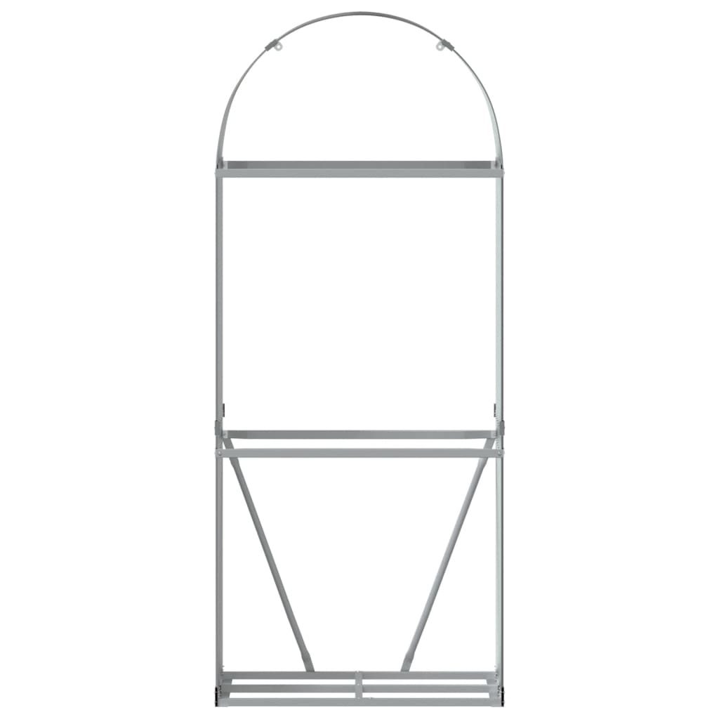 Suport pentru bușteni, maro, 80x45x190 cm, oțel galvanizat - Lando