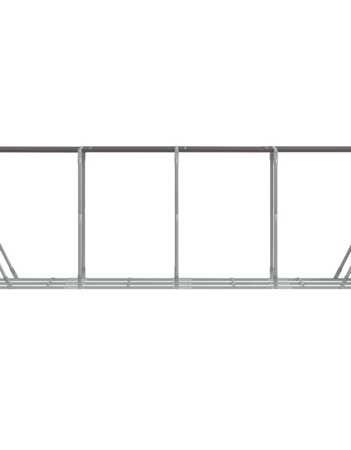 Încărcați imaginea în vizualizatorul Galerie, Suport pentru bușteni, maro, 300x45x100 cm, oțel galvanizat - Lando
