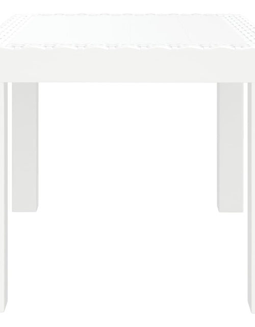 Загрузите изображение в средство просмотра галереи, Masă de grădină, alb, 59x47x40 cm, PP - Lando

