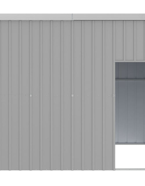 Încărcați imaginea în vizualizatorul Galerie, Casă câine &amp; acoperiș gri deschis 214x153x181cm oțel galvanizat Lando - Lando
