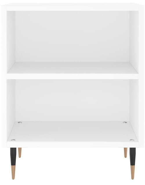 Загрузите изображение в средство просмотра галереи, Noptiere, 2 buc, alb, 40x30x50 cm, lemn compozit - Lando
