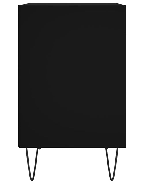 Încărcați imaginea în vizualizatorul Galerie, Noptiere, 2 buc., negru, 40x30x50 cm, lemn compozit - Lando
