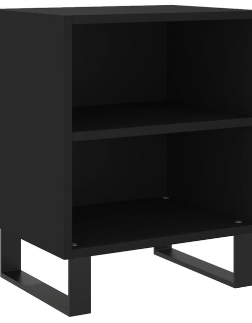Загрузите изображение в средство просмотра галереи, Noptieră, negru, 40x30x50 cm, lemn compozit - Lando
