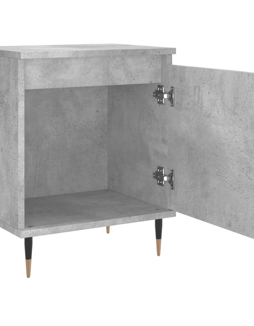 Încărcați imaginea în vizualizatorul Galerie, Noptiere, 2 buc., gri beton, 40x30x50 cm, lemn compozit - Lando
