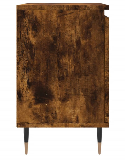 Загрузите изображение в средство просмотра галереи, Noptieră, stejar fumuriu, 40x30x50 cm, lemn compozit - Lando
