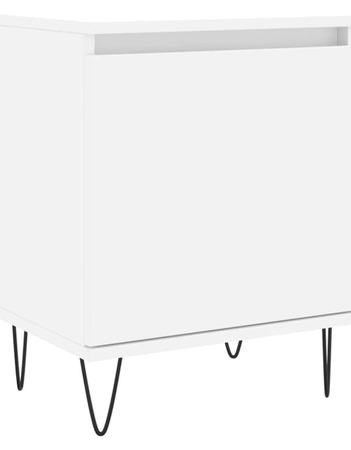 Încărcați imaginea în vizualizatorul Galerie, Noptieră, alb, 40x30x50 cm, lemn compozit - Lando
