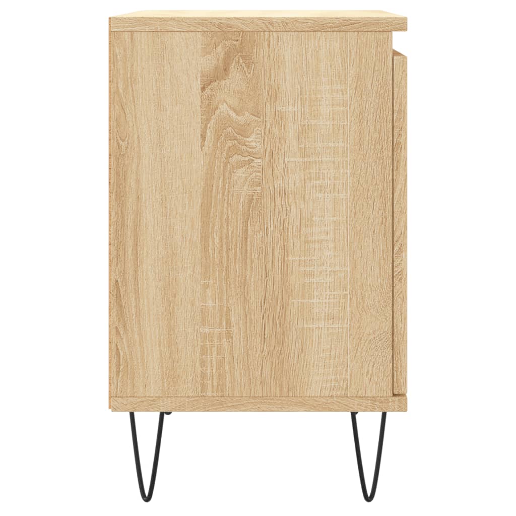 Noptiere, 2 buc., stejar sonoma, 40x30x50 cm, lemn compozit - Lando