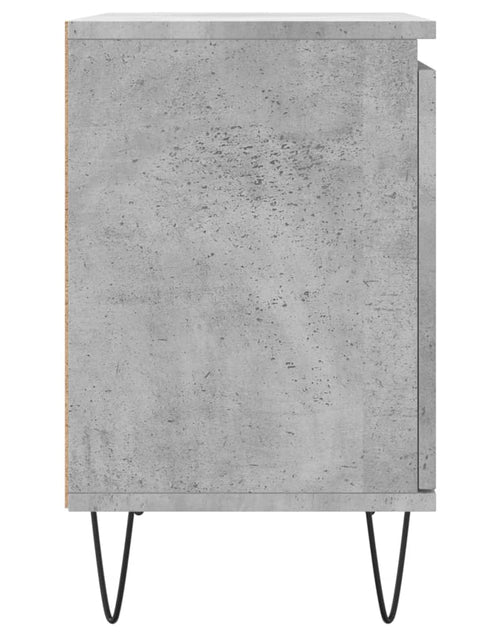 Încărcați imaginea în vizualizatorul Galerie, Noptieră, gri beton, 40x30x50 cm, lemn compozit - Lando
