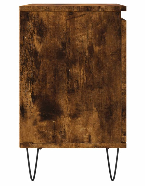 Încărcați imaginea în vizualizatorul Galerie, Noptieră, stejar fumuriu, 40x30x50 cm, lemn compozit - Lando

