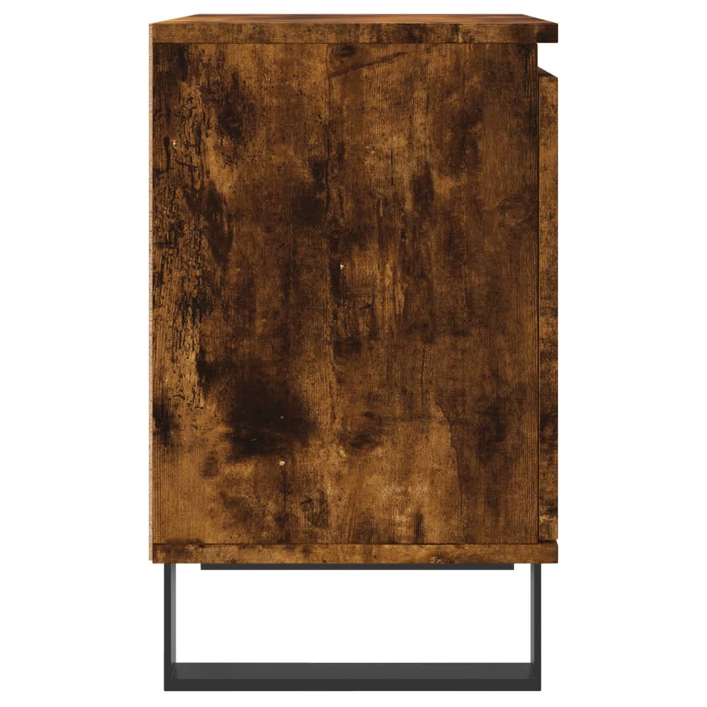 Noptieră, stejar fumuriu, 40x30x50 cm, lemn compozit - Lando