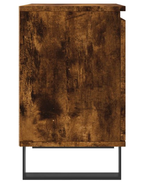 Загрузите изображение в средство просмотра галереи, Noptiere, 2 buc., stejar fumuriu, 40x30x50 cm, lemn compozit - Lando
