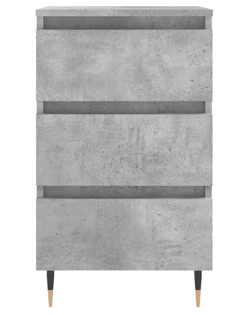 Загрузите изображение в средство просмотра галереи, Noptieră, gri beton, 40x35x69 cm, lemn compozit - Lando
