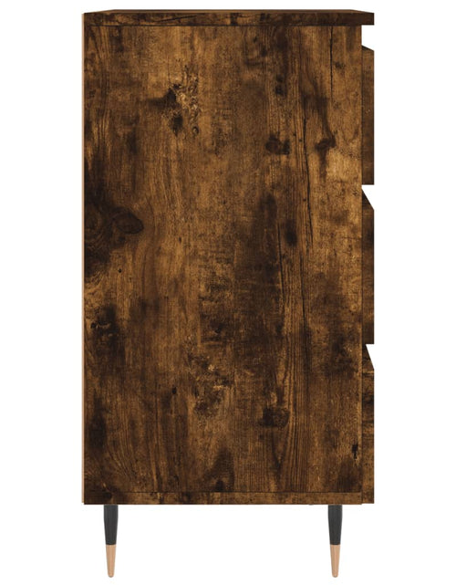 Încărcați imaginea în vizualizatorul Galerie, Noptieră, stejar fumuriu, 40x35x69 cm, lemn compozit - Lando
