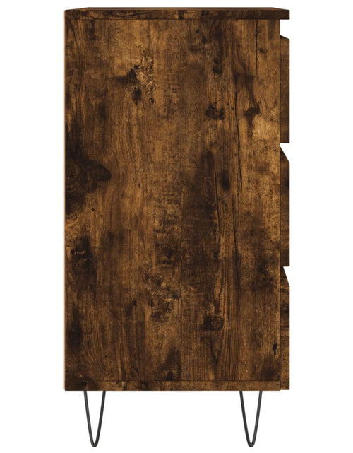 Загрузите изображение в средство просмотра галереи, Noptieră, stejar fumuriu, 40x35x69 cm, lemn compozit - Lando
