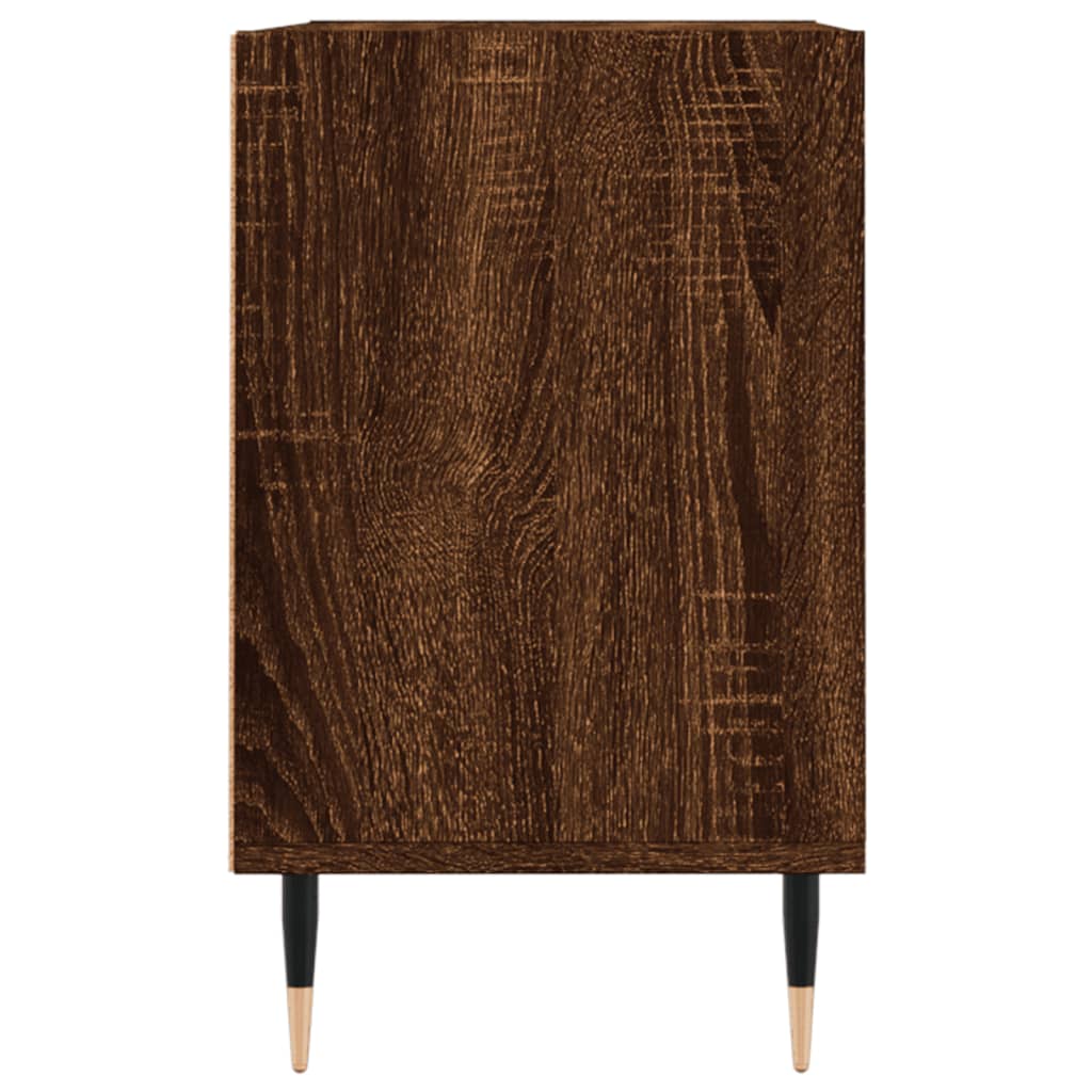Comodă TV, stejar maro, 69,5x30x50 cm, lemn compozit Lando - Lando