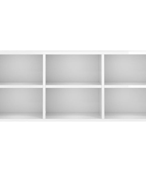 Загрузите изображение в средство просмотра галереи, Comodă TV, alb extralucios, 103,5x30x50 cm, lemn compozit Lando - Lando
