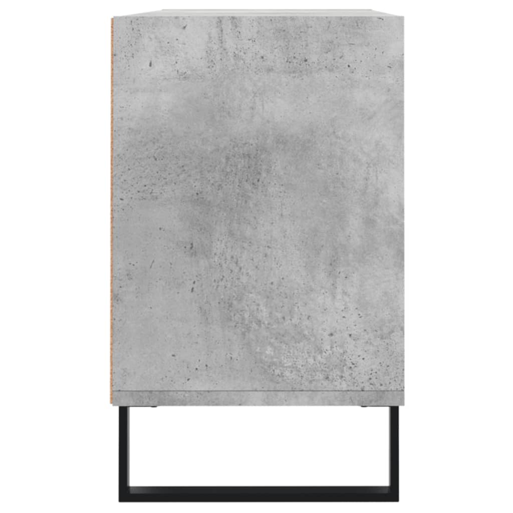 Comodă TV, gri beton, 103,5x30x50 cm, lemn compozit Lando - Lando