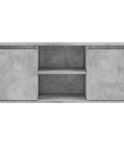 Загрузите изображение в средство просмотра галереи, Comodă TV, gri beton, 104x35x50 cm, lemn compozit Lando - Lando
