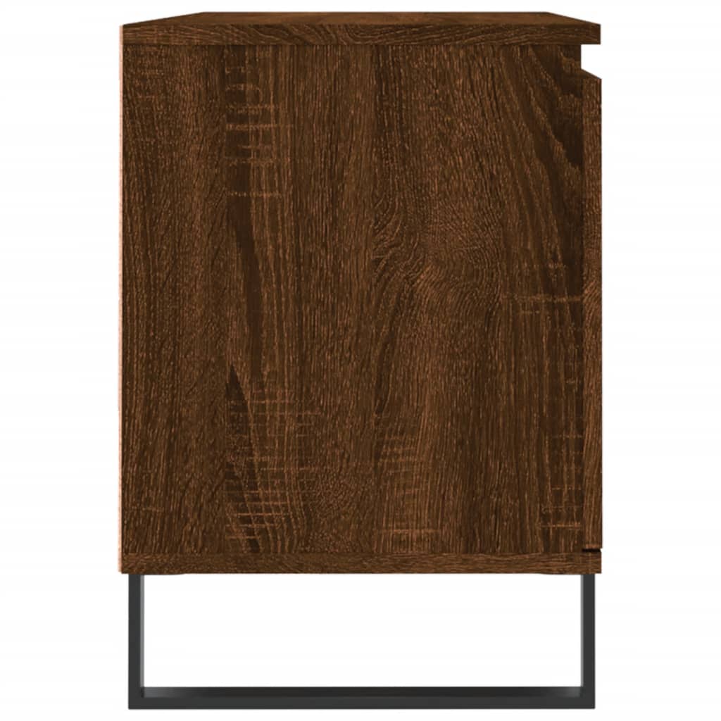 Comodă TV, stejar maro, 104x35x50 cm, lemn compozit Lando - Lando