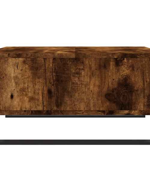 Încărcați imaginea în vizualizatorul Galerie, Masă de cafea, stejar fumuriu, 60x60x30 cm, lemn compozit Lando - Lando
