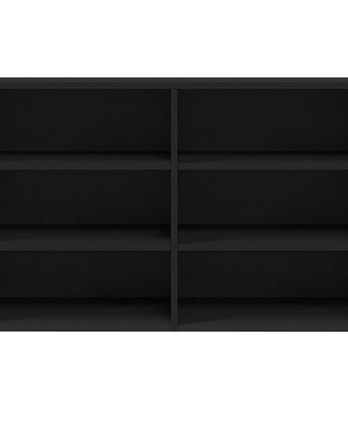 Загрузите изображение в средство просмотра галереи, Servantă, negru, 103,5x35x70 cm, lemn compozit Lando - Lando
