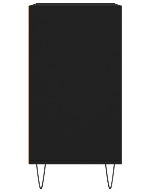 Загрузите изображение в средство просмотра галереи, Servantă, negru, 57x35x70 cm, lemn prelucrat Lando - Lando
