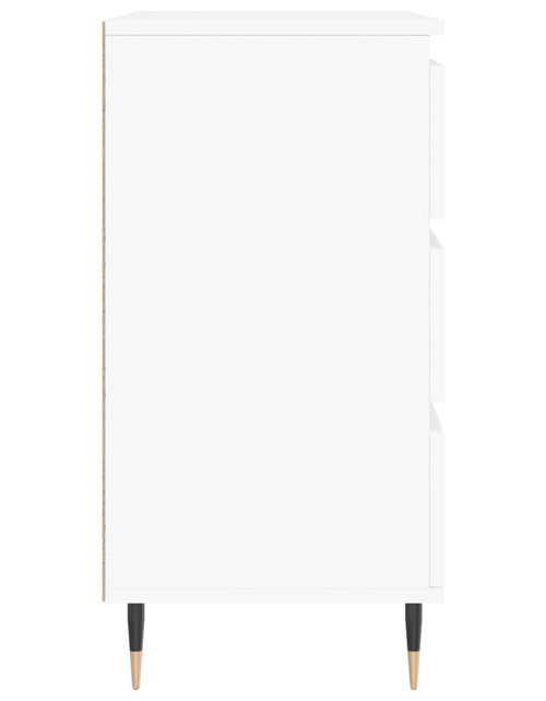 Загрузите изображение в средство просмотра галереи, Servantă, alb, 60x35x70 cm, lemn prelucrat Lando - Lando
