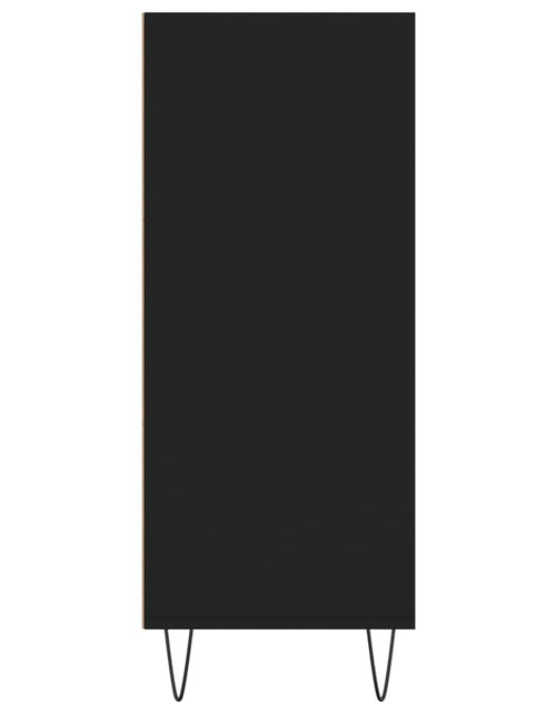 Загрузите изображение в средство просмотра галереи, Dulap înalt, negru, 57x35x90 cm, lemn compozit Lando - Lando
