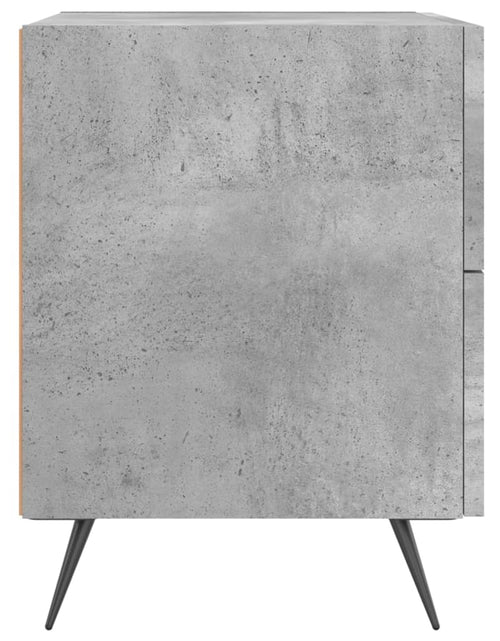 Încărcați imaginea în vizualizatorul Galerie, Noptiere, 2 buc., gri beton, 40x35x47,5 cm, lemn compozit - Lando
