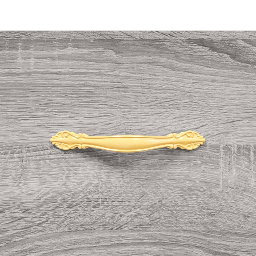 Noptiere, 2 buc., gri sonoma, 40x35x47,5 cm, lemn compozit - Lando