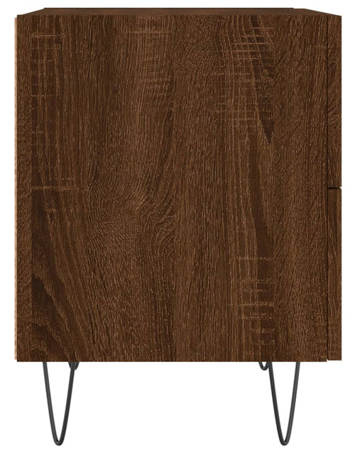 Încărcați imaginea în vizualizatorul Galerie, Noptiere, 2 buc., stejar maro, 40x35x47,5 cm, lemn compozit - Lando
