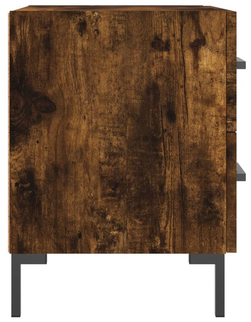 Încărcați imaginea în vizualizatorul Galerie, Noptieră, stejar fumuriu, 40x35x47,5 cm, lemn compozit - Lando
