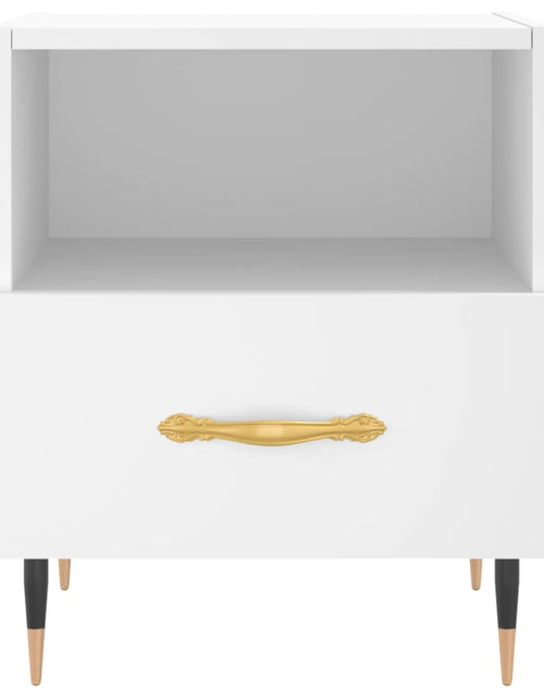 Загрузите изображение в средство просмотра галереи, Noptieră, alb, 40x35x47,5 cm, lemn compozit - Lando
