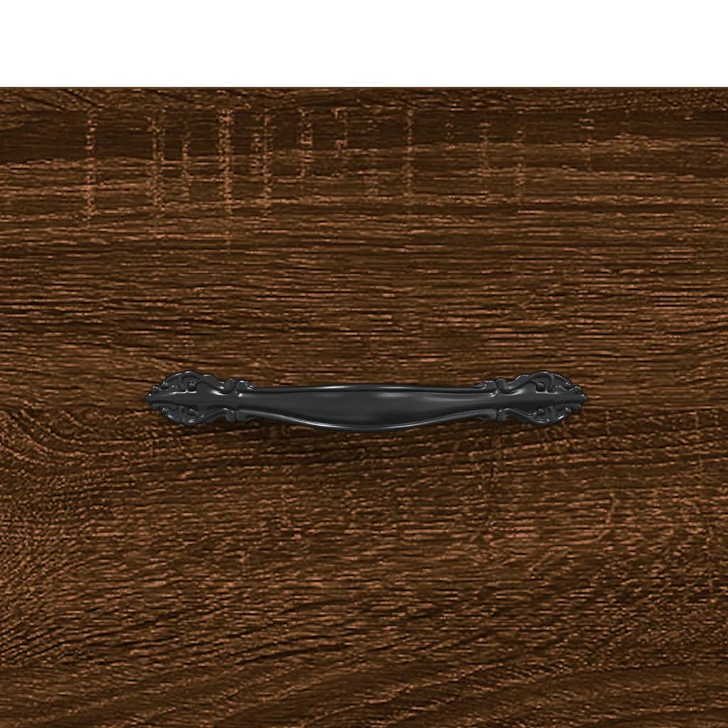 Noptiere, 2 buc., stejar maro, 40x35x47,5 cm, lemn compozit - Lando