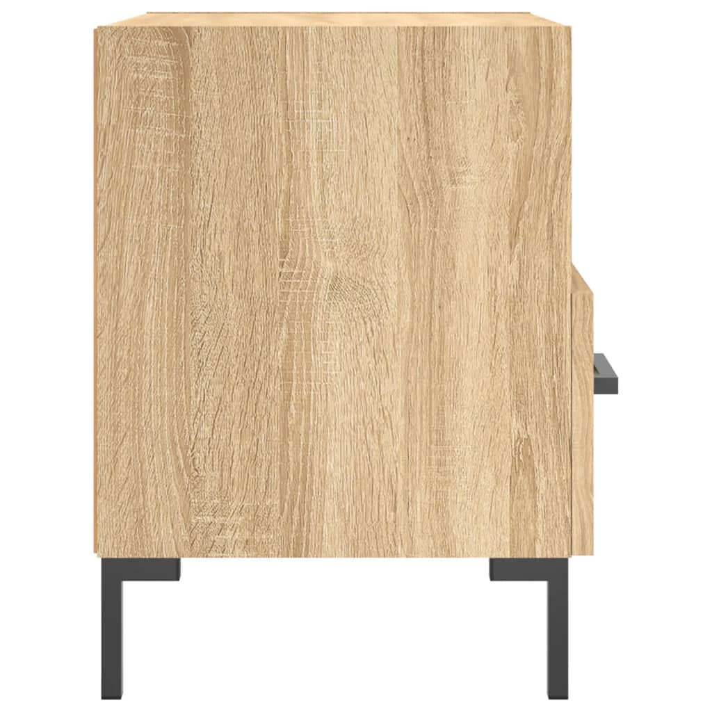 Noptiere, 2 buc., stejar sonoma, 40x35x47,5 cm, lemn compozit - Lando