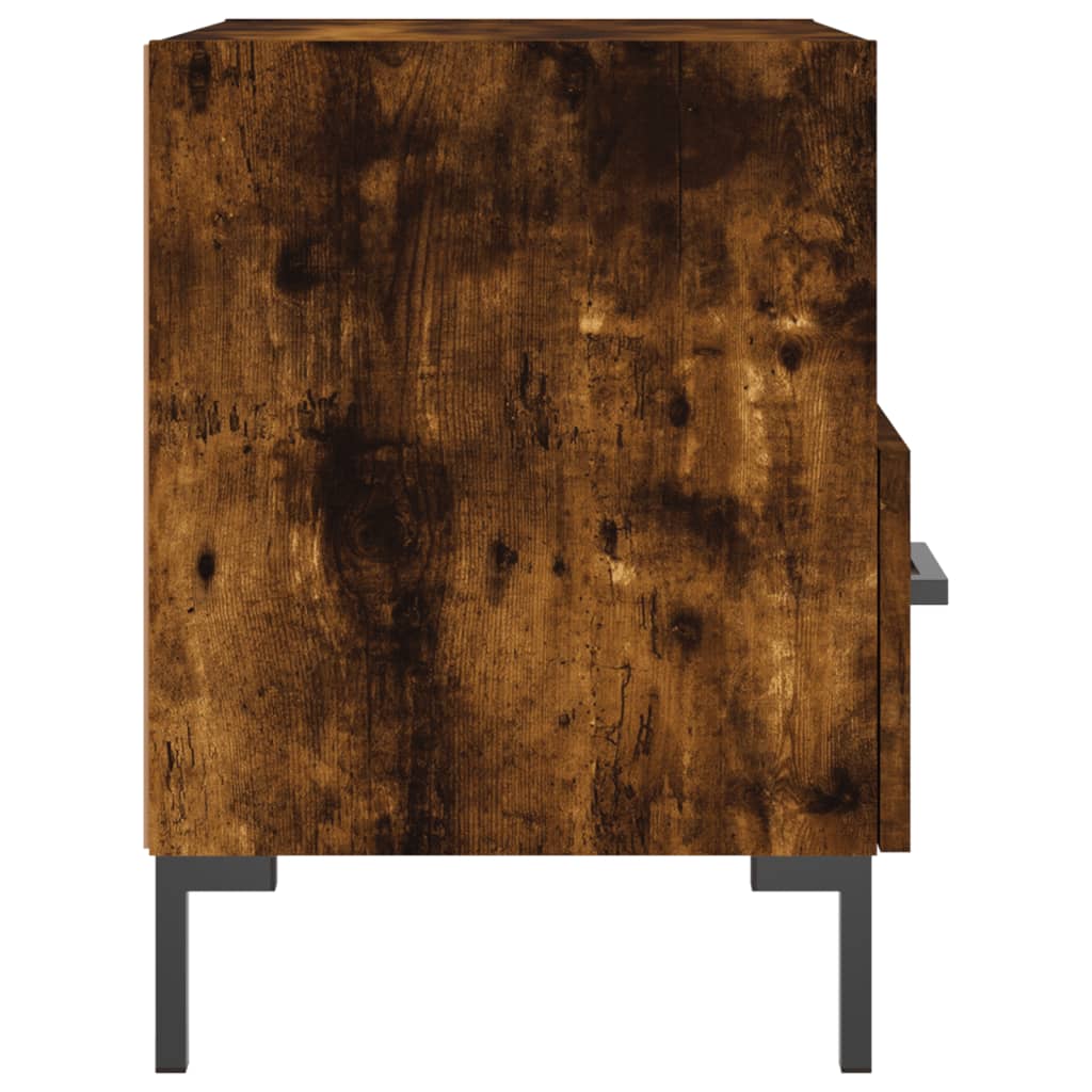 Noptieră, stejar fumuriu, 40x35x47,5 cm, lemn compozit - Lando