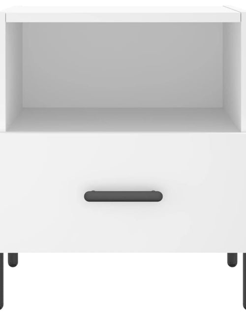 Загрузите изображение в средство просмотра галереи, Noptiere, 2 buc., alb, 40x35x47,5 cm, lemn compozit - Lando
