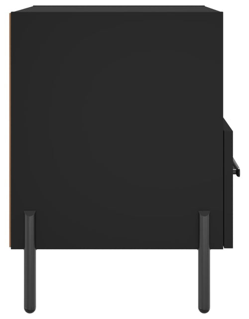 Загрузите изображение в средство просмотра галереи, Noptieră, negru, 40x35x47,5 cm, lemn compozit - Lando
