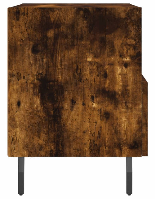 Încărcați imaginea în vizualizatorul Galerie, Noptieră, stejar fumuriu, 40x35x47,5 cm, lemn compozit - Lando
