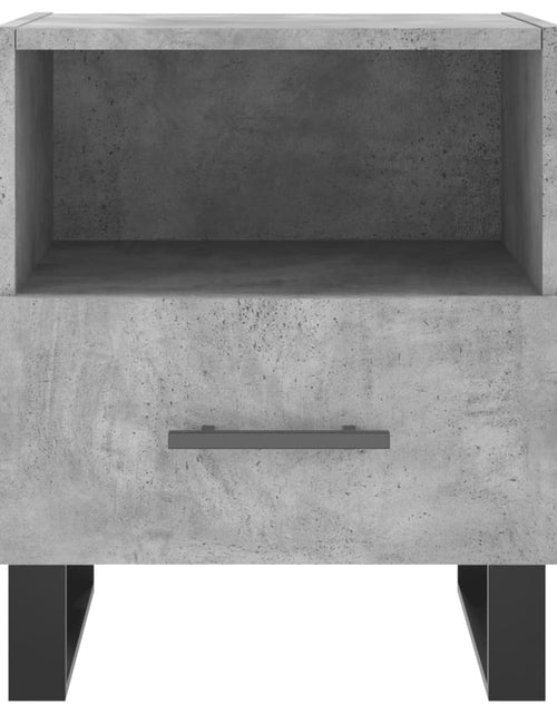 Загрузите изображение в средство просмотра галереи, Noptieră, gri beton, 40x35x47,5 cm, lemn compozit - Lando
