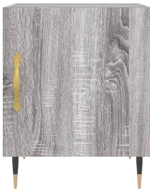 Încărcați imaginea în vizualizatorul Galerie, Noptieră, gri sonoma, 40x40x50 cm, lemn compozit - Lando

