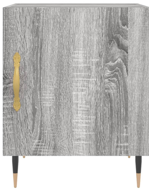 Încărcați imaginea în vizualizatorul Galerie, Noptiere, 2 buc., gri sonoma, 40x40x50 cm, lemn compozit - Lando
