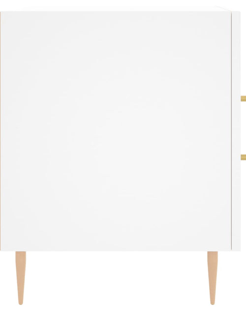 Încărcați imaginea în vizualizatorul Galerie, Noptiere, 2 buc., alb, 40x40x50 cm, lemn compozit - Lando
